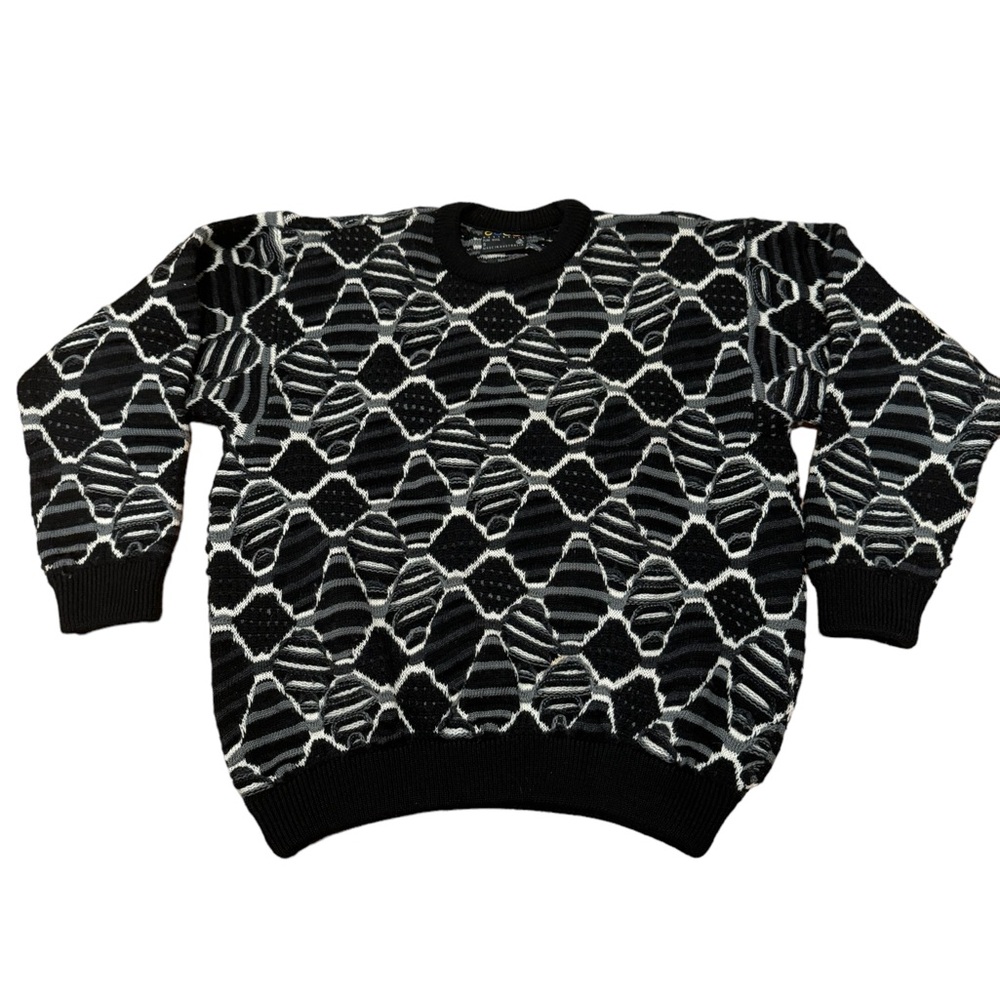 COOGI Vintage Textured Wool Sweater